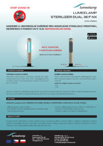 UV-C Covid lampy s cirkulací